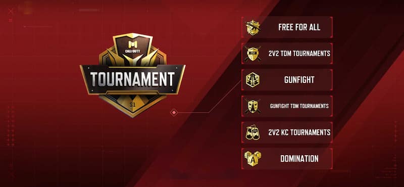 COD Mobile tournament gameplay modes
